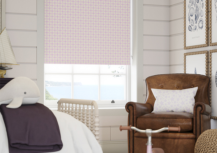 Whaley Great, Gingham Star Mermaid - Roller Blind - Image 5